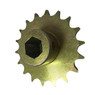 OEM صب الرمل أجزاء القالب الأصفر الزنك مطلي الحديد الزهر ضرس لأجزاء بزار